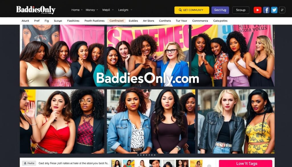 community engagement on BaddiesOnly.com